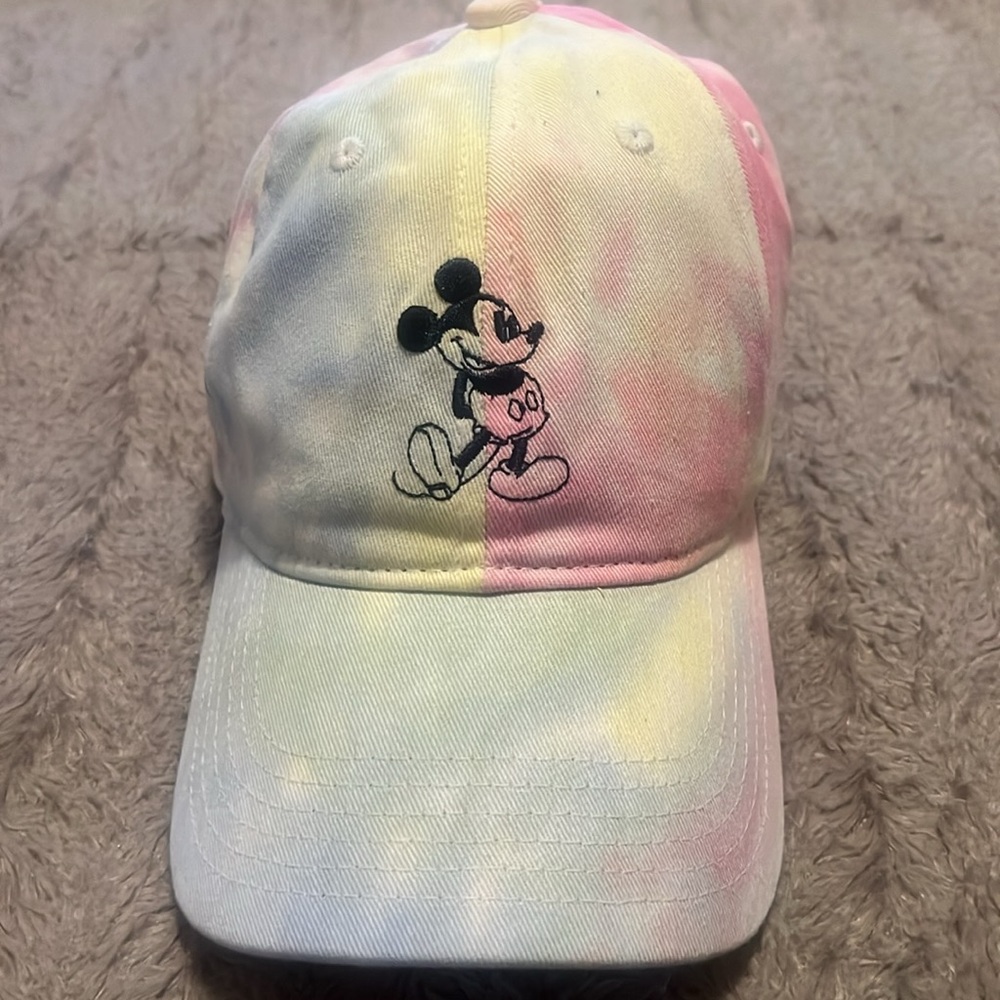 Disney World Tie Dye Mickey Mouse Baseball Cap